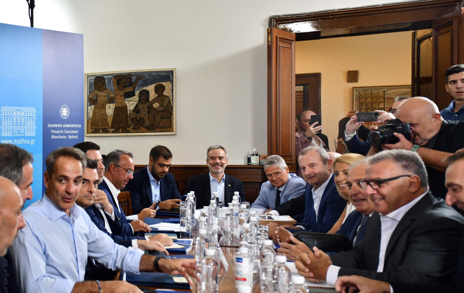 Σύσκεψη με τον πρωθυπουργό με φορείς της Θεσσαλονίκης